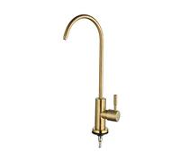 Robinet de Cuisine, Robinet Osmoseur Robinet Eau Froide Uniquement Col de Cygne Robinet,doré B