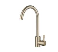 Robinet de cuisine rotatif à 360 degrés en acier inoxydable flexible pour eau chaude et froide, design moderne de comptoir (modèle A1111111GN 2)