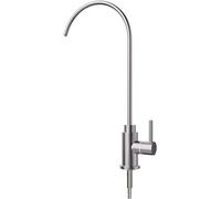 Robinet de cuisine rotatif à 360 °, robinet filtré à l'eau froide, conception à poignée unique, finition grise élégante, parfaite pour l'eau potable et l'utilisation d'évier. Aqiong