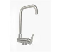 Robinet De Cuisine Sans Plomb, Mitigeur D'eau Chaude Et Froide Rabattable, Pivotant À 360°, Robinet D'évier For Fenêtre Basse, Poignée Unique(A)