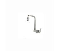 Robinet De Cuisine Sans Plomb, Mitigeur D'eau Chaude Et Froide Rabattable, Pivotant À 360°, Robinet D'évier For Fenêtre Basse, Poignée Unique(F)