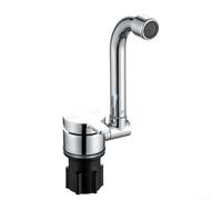 Robinet de cuisine spécifique pour camping-car avec bras pliable pour fonction pivotante à 360 degrés et configuration d'entrée d'eau à double température (chaud et froid 1003)