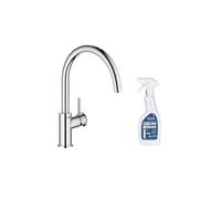 Robinet de cuisine Start Classic Quickfix chromé + nettoyant GrohClean