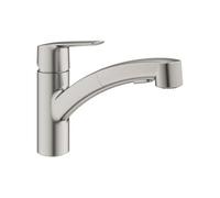 Grohe QuickFix Start mitigeur de cuisine 30531DC1 supersteel, double douchette extractible
