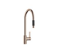 Robinet de cuisine Tara tirette Ultra 33870875-42 extractible, avec fonction douche, saillie 240 mm Dornbracht bronze brossé
