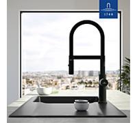 Villeroy & Boch Steel Expert 2.0 Mitigeur de cuisine, pivotant, 92800006,