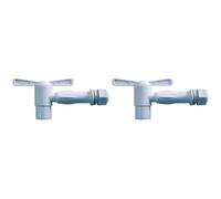 Robinet de cuve plastique 1/4 tour puisage Blanc