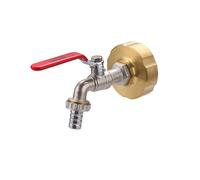 Robinet de Cuve quart de tour + Raccord adaptateur S60 - Femelle 20x27 (3/4) AROZ
