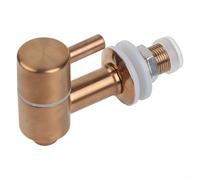 Robinet de distributeur de boisson doré, robinet de fût de vin en acier inoxydable de rechange pour trou de 16 à 24 mm, robinet en cuivre pur pour jus de boissons froides et raccord de bar de fête