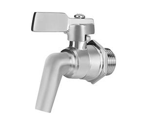Robinet de distributeur de boissons,robinet de bière en acier inoxydable, robinet de distributeur de boissons de vin de baril de bière artisanale, adapté aux fûts de bière, aux fûts de boissons