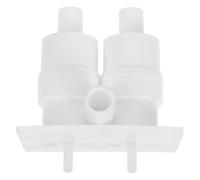 Robinet de Distributeur D'eau en PP Blanc, Valve Interne Double | Accessoire pour Fontaine à Eau et Machines de Conduite, Design Mécanique à Bille, Usage Simple
