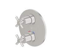 Steinberg Serie 250 kit de montage final 25041333BN pour thermostat encastré, nickel brossé