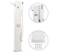 Robinet de Douche de Jardin Acier Inoxydable Pomme Solaire Extérieur vidaXL