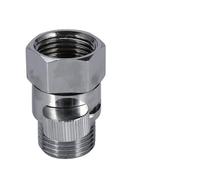 Robinet de douche de salle de bain en laiton, vanne de régulation du débit d'eau, robinet d'arrêt d'angle droit, accessoire de robinet de baignoire(Silver)