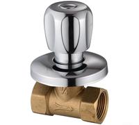 Robinet de douche dissimulé en cuivre avec 4 6 points d'ouverture rapide pour plomberie murale et systèmes d'eau solaire Convient pour de multiples applications (E)