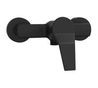 Robinet de douche moderne - vidaXL - Noir - Laiton - 17x12x11 5 cm - Installation facile