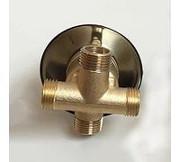 Robinet de douche mural en laiton 2/3/4/5 voies robinet mitigeur fileté G1/2 robinet mélangeur cartouche en céramique robinet inverseur pour salle de bain sortie d'eau divisée design durable et