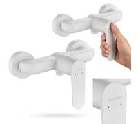 Robinet de douche mural moderne Dima White