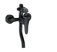 Robinet de douche salle bain domestique 3 modes robinet mélangeur chaud-froid baignoire accessoires mural Pour les Salles de Bains(Black)