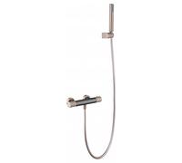 Robinet de douche thermostatique gris mat et champagne Line Imex BTD038-5GC