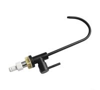 Robinet de filtre à eau pour évier, robinet d'évier de cuisine en acier inoxydable, robinet à levier unique, robinet à osmose inverse sans plomb, robinet d'eau potable (noir)