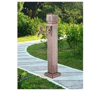 Robinet de fontaine à eau rétro en métal carré pour irrigation et lavage de jardin