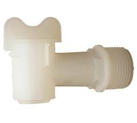 Robinet tonneau (9000466070) plastique blanc