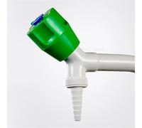 Robinet de gaz de laboratoire - Cuivre pur, double bouche, vertical, angle droit à 90 degrés, type G1/2, for laboratoires et hôpitaux(XSD-2205)