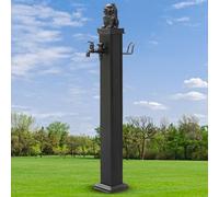 Robinet de jardin à colonne, distributeur d'eau antigel pour extérieur, fontaine à eau, support de tuyau autoportant avec robinet, pour l'irrigation et l'arrosage,116 * 17cm/45.7 * 6.7in