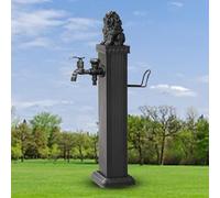 Robinet de jardin à colonne, distributeur d'eau antigel pour extérieur, fontaine à eau, support de tuyau autoportant avec robinet, pour l'irrigation et l'arrosage,76 * 17cm/29.9 * 6.7in