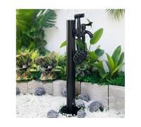 Robinet de jardin autoportant, colonne d'eau décorative en acier inoxydable pour décoration extérieure, irrigation et nettoyage