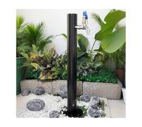 Robinet de jardin autoportant, colonne d'eau décorative en acier inoxydable pour décoration extérieure, irrigation et nettoyage