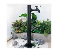 Robinet de jardin autoportant, colonne d'eau décorative en acier inoxydable pour décoration extérieure, irrigation et nettoyage
