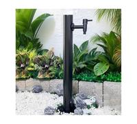 Robinet de jardin autoportant, colonne d'eau décorative en acier inoxydable pour décoration extérieure, irrigation et nettoyage