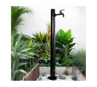 Robinet de jardin autoportant, colonne d'eau décorative en acier inoxydable pour décoration extérieure, irrigation et nettoyage