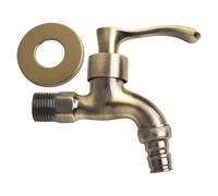 Robinet de jardin décoratif en bronze antique for machine à laver pour baignoire, salle de bain(Color3)