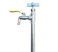 Robinet de jardin d'extérieur résistant au gel Colonne d'eau anti-fuite Fontaine de jardin 78,7 cm Bouche d'incendie autoportante parfaite pour une utilisation en hiver