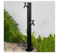 Robinet de jardin en acier inoxydable - Fontaine extérieure autoportante, résistante au gel pour terrasse, pelouse et jardin, idéale pour le lavage de voiture, design durable, élégant 3