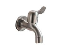 Robinet De Jardin Extérieur En Acier Inoxydable, Mural Brossé For Lavabo, Allongé For Balai À Franges pour usage dans le jardin(110m)