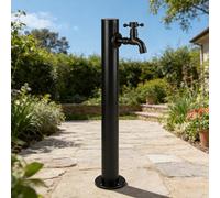 Robinet de Jardin sur Colonne, Support de Robinet sur Pied avec Robinet, Fontaine décorative, Distributeur d'eau, pour l'irrigation et Le Lavage du Jardin (Style 2, Hauteur : 80 cm
