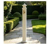 Robinet de jardin vintage sur pied colonne d'eau verticale d'extérieur | Fabriqué en alliage d'aluminium avec une résistance au gel et des entrées d'eau sur le fond(Side Inlet-72cm(28.3in))