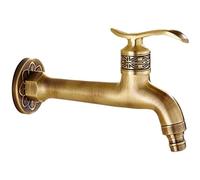 Manche Longue Robinet De Laiton Antique Robinet Froid Robinet De Salle De Bain Vadrouille Piscine Machine à Laver Jardin Décoration Jardin Robinet De Tuyau De Jardin