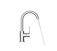 robinet de lavabo à levier unique Hansgrohe Rebris S 210, bec pivotant, avec
