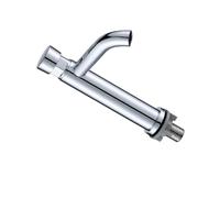 Robinet de lavabo avec corps en acier inoxydable, Spec B | Corps en acier inoxydable, bouton supérieur à retour automatique, configuration d ' eau froide unique pour lavabos