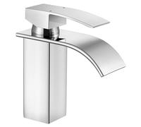Robinet de Lavabo Cascade - CECIPA MAX - Acier Inox Chromé - Hauteur 160 mm - Économie d'eau