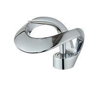 Robinet de lavabo cascade moderne et élégant, mitigeur monolevier en laiton massif, finition Chrome