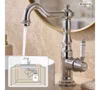 Robinet de lavabo / cuisine PaulGurkes Nostalgie Low Pressure Chromé