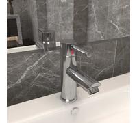 Robinet de Lavabo de Salle de Bain Doré 130x176 mm Mitigeur Intérieur vidaXL