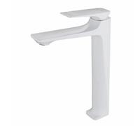 Robinet de lavabo de salle de bain, mitigeur à poignée unique, montage sur plateau, un trou, lavage des mains, entièrement en cuivre, mélange d'eau chaude et froide, luminaire de salle de bain moderne
