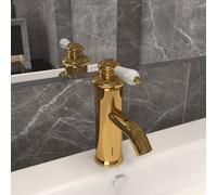 Robinet de Lavabo de Salle de Bain Noir 130x180 mm Mitigeur Intérieur vidaXL